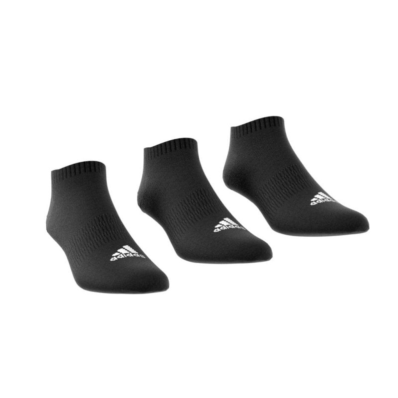 adidas cushioned low cut socks 3 pairs black socks 817306