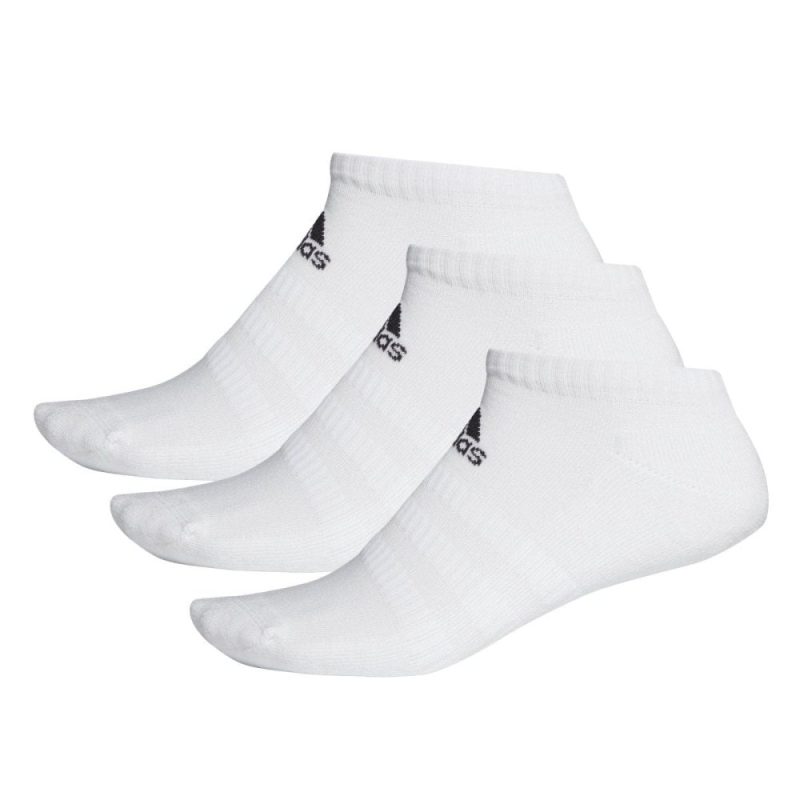 adidas cushioned low cut white socks 3 pairs 472936