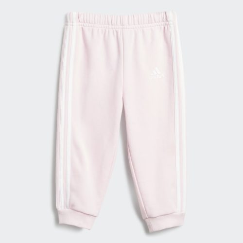 adidas infants badge of sport french terry jogger set pink 116289