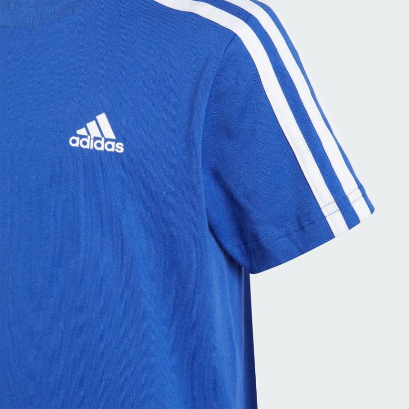 adidas junior essentials 3 stripes blue set 406147