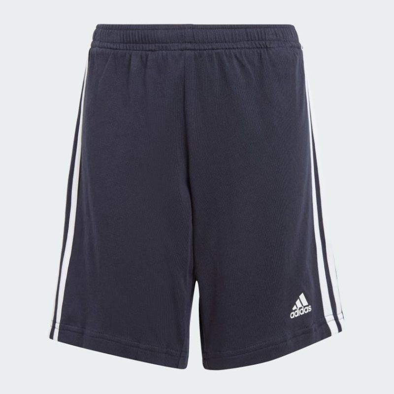 adidas junior essentials 3 stripes blue set 789616