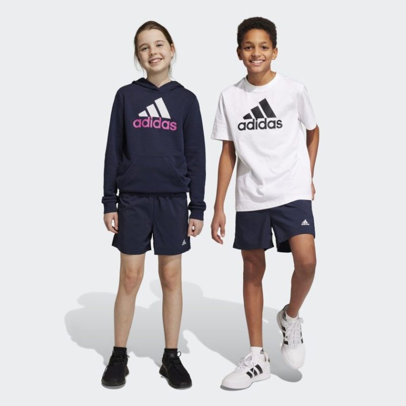 adidas junior essentials small logo chelsea navy shorts 781674