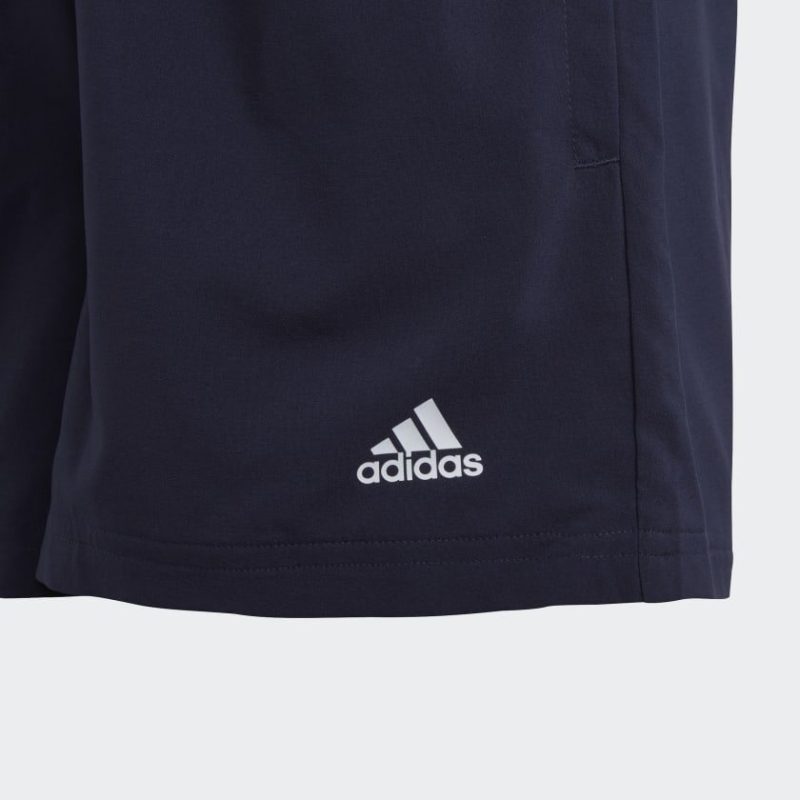 adidas junior essentials small logo chelsea navy shorts 898287