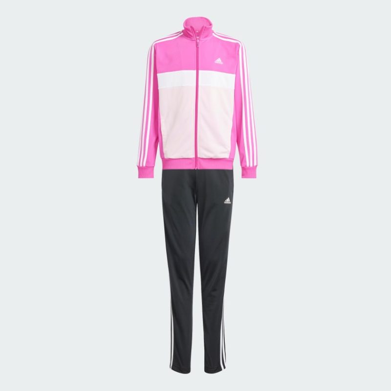 adidas juniors essentials tiberio tracksuit pink 616480