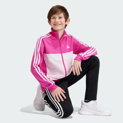 adidas juniors essentials tiberio tracksuit pink 815321