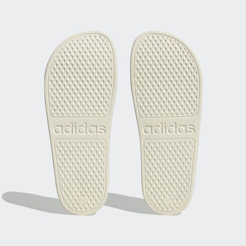 adidas mens adilette aqua white slides 611678