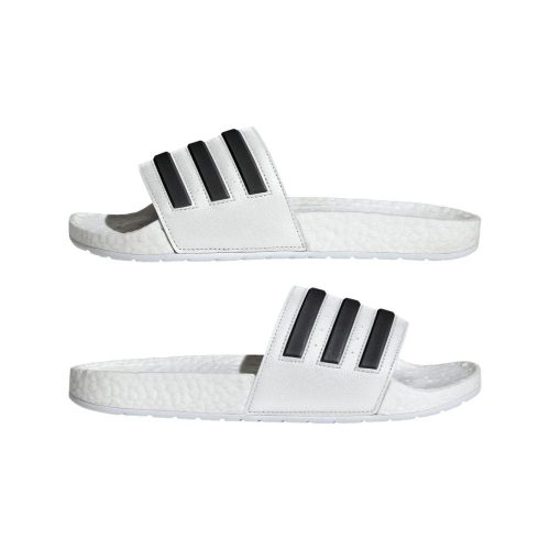 adidas mens adilette boost white slides 385192