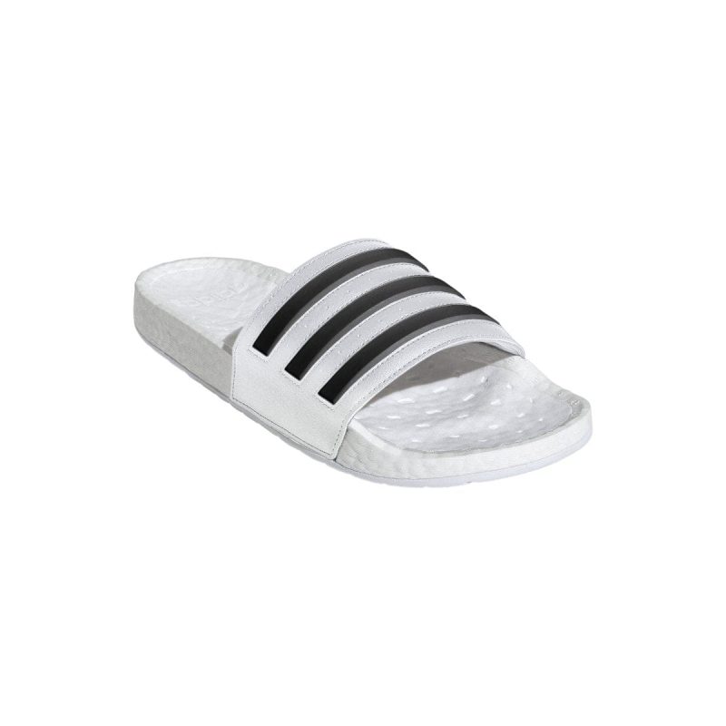 adidas mens adilette boost white slides 791818