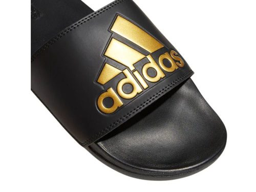 adidas mens adilette comfort blackgold slides 749970