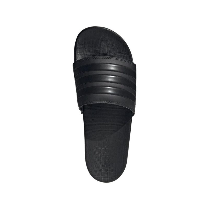 adidas mens adilette comfort triple black slides 170177