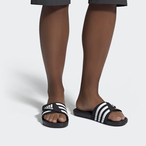 adidas mens adissage black slides 797436