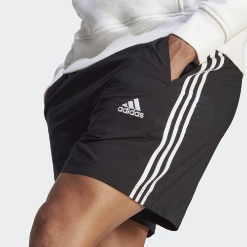 adidas mens aeroready essentials chelsea 3 stripes black shorts 376978