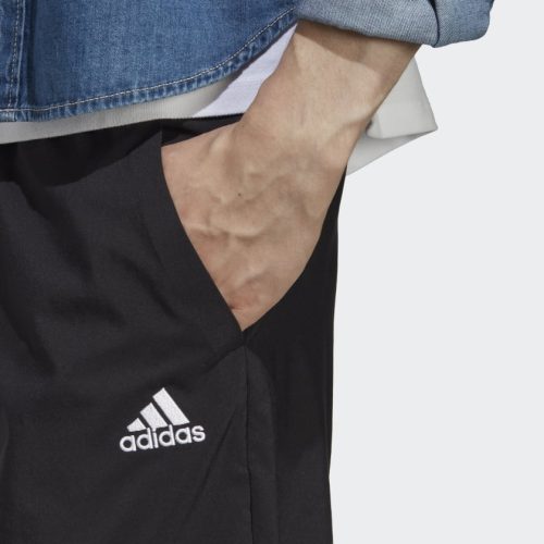 adidas mens aeroready essentials chelsea small logo black shorts 110541