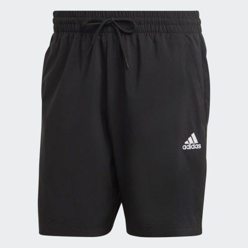 adidas mens aeroready essentials chelsea small logo black shorts 910703