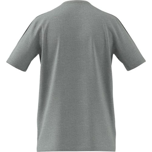 adidas mens essentials 3 stripes grey tee 605911