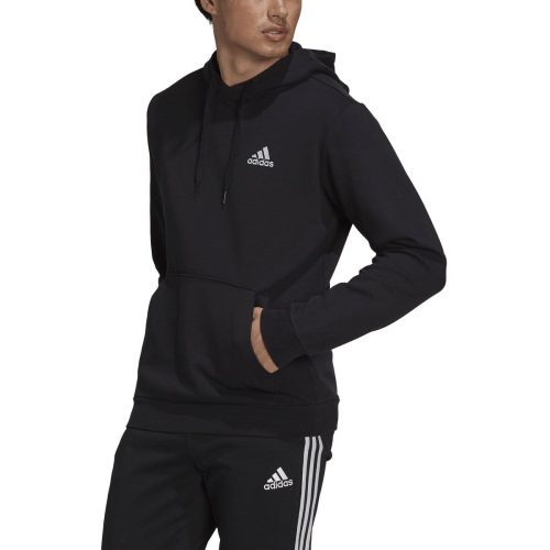 adidas mens essentials fleece black hoodie 631545