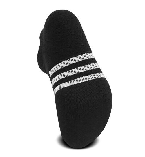 adidas unisex performance cushioned low 3 pack black socks 966710