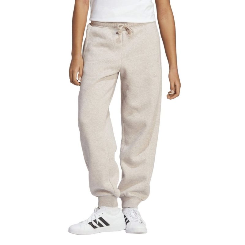 adidas womens all szn fleece taupe trackpants 293909