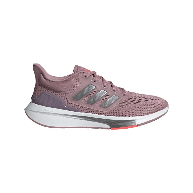 adidas womens eq21 mauve running shoe 274741