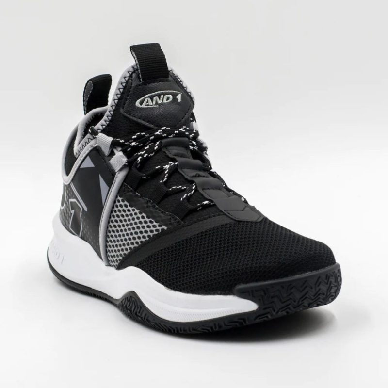 and 1 mens charge black basketball shoes 604804