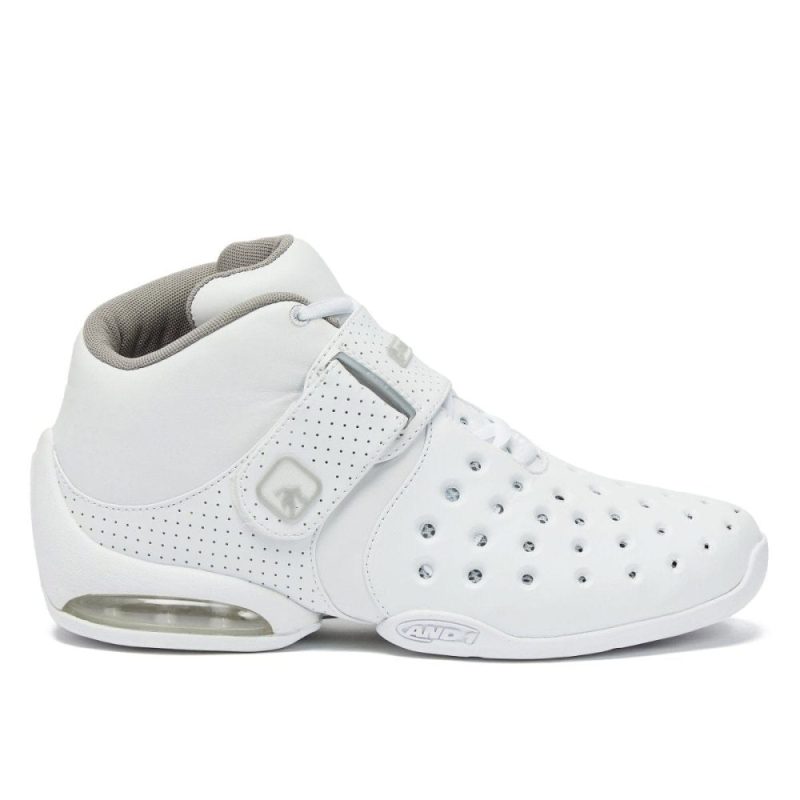 and 1 mens chose one triple white basketball shoes 406582