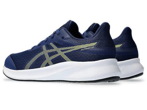 asics junior patriot 13 blueyellow shoes 380820