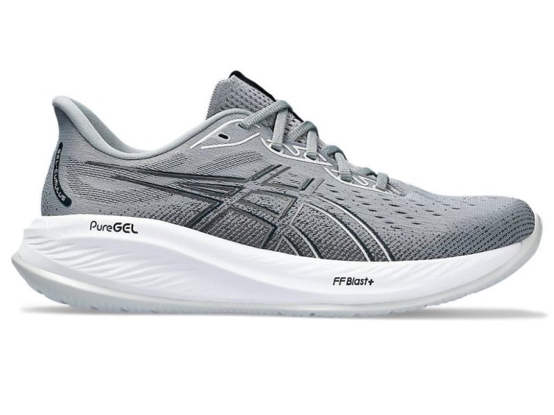 asics mens gel cumulus 26 greygrey 356605