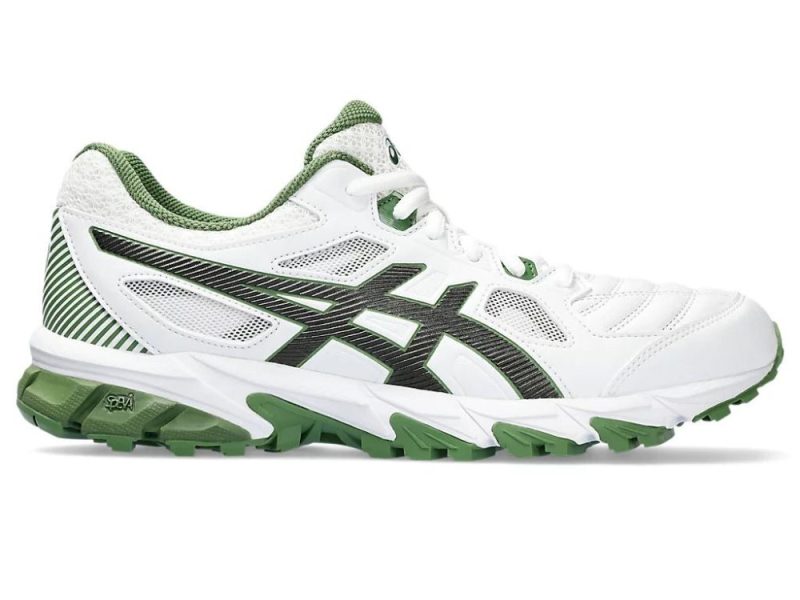 asics mens gel trigger 12 whitegreen shoes 761980