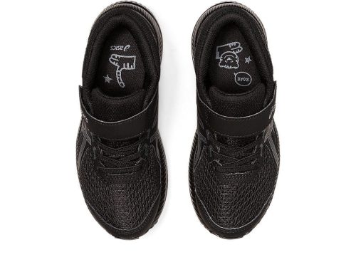 asics toddlers contend 8 triple black running shoe 602519