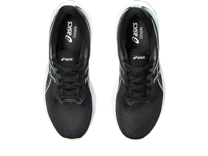 asics womens gt 1000 12 blackmint shoes 632487