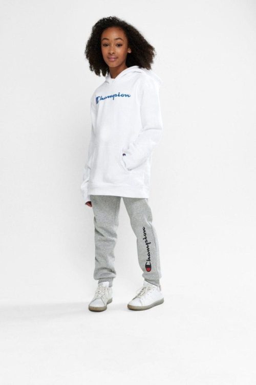 champion junior script grey trackpants 487383