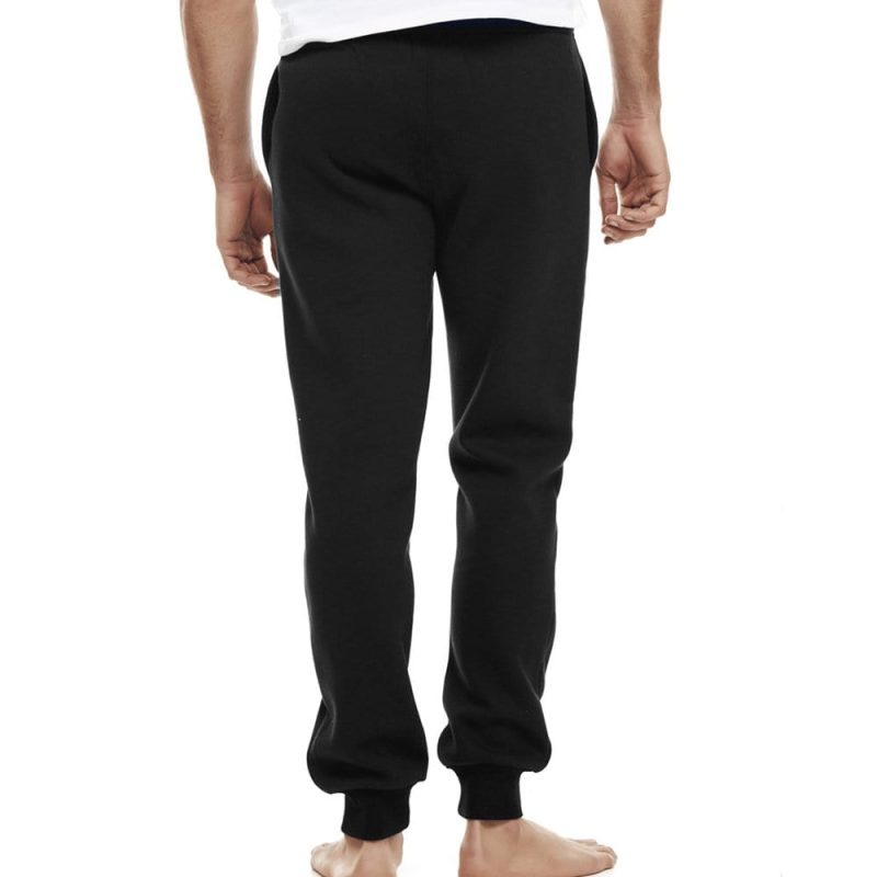 champion mens script black trackpants 991555