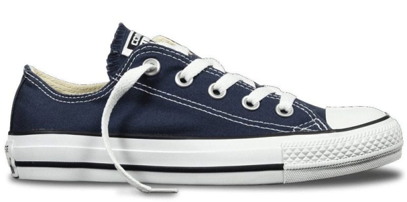 converse mens chuck taylor all star low top navy shoe 235189