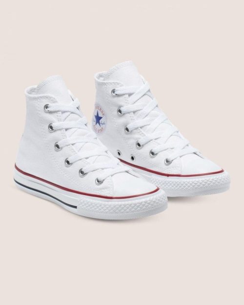 converse toddlers chuck taylor all star high top white shoe 663483