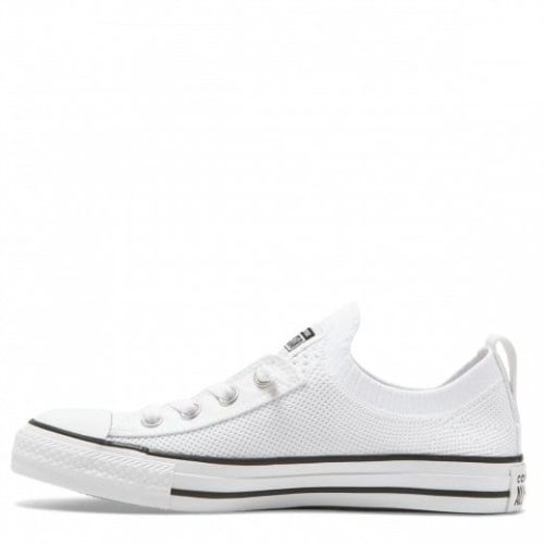 converse womens chuck taylor all star shoreline knit slip low top white shoe 753647