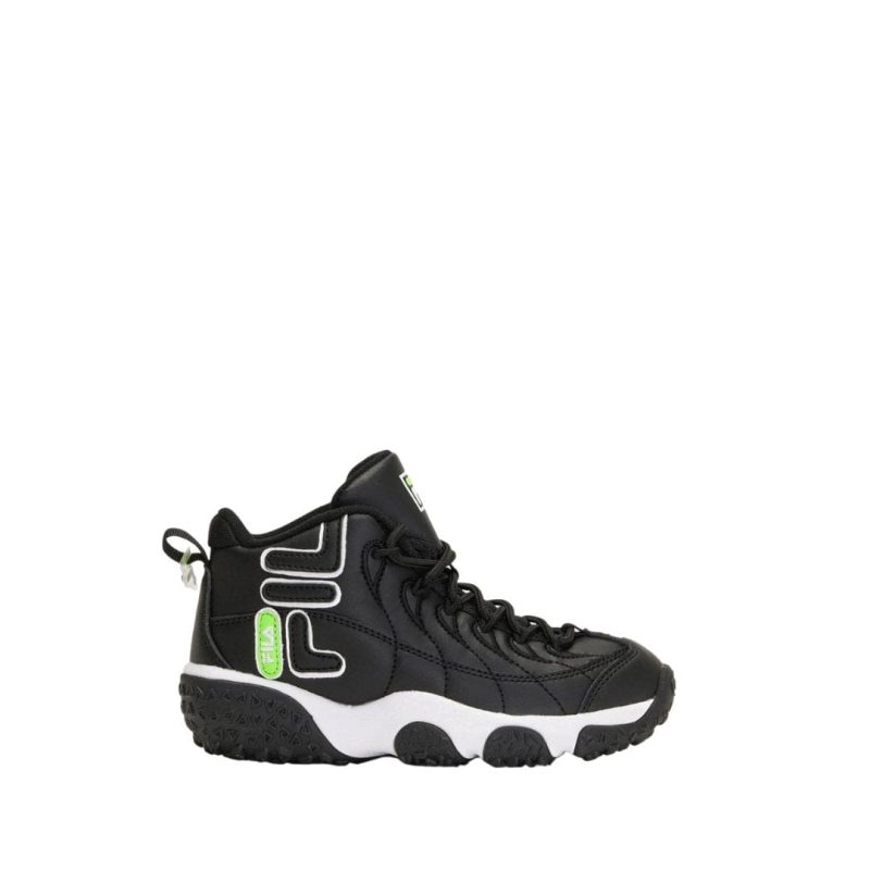 fila junior snake dancer black basketball shoe 509676