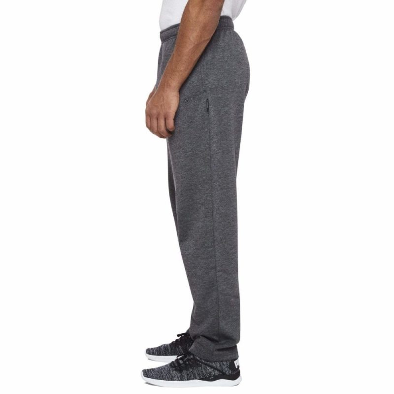 insport mens aspen charcoal trackpants open leg 768142