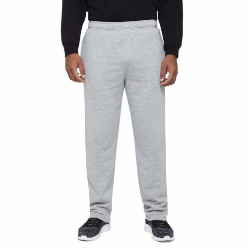 insport mens aspen grey trackpants open leg 913271