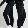 INSPORT INSPORT UNISEX ALASKA BLACK ELASTIC LEG TRACKPANTS - INSPORT