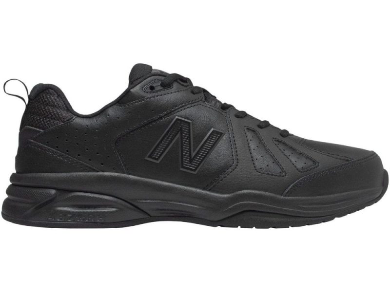 new balance mens 624 black shoe 2e wide 645712