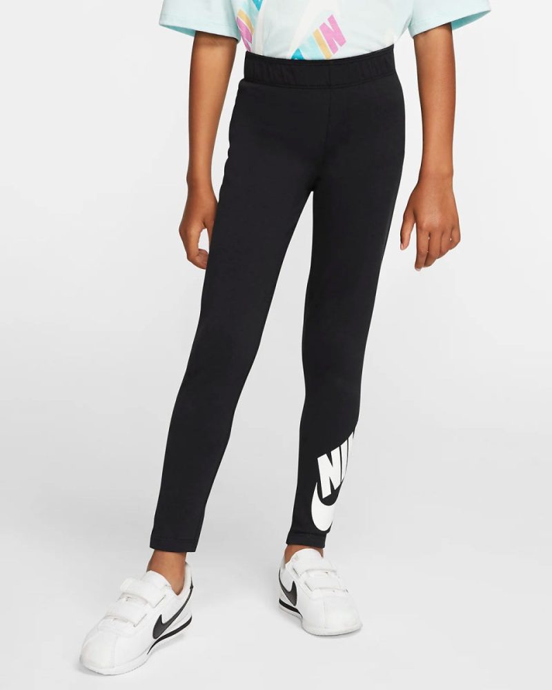 nike junior futura black tights 147220