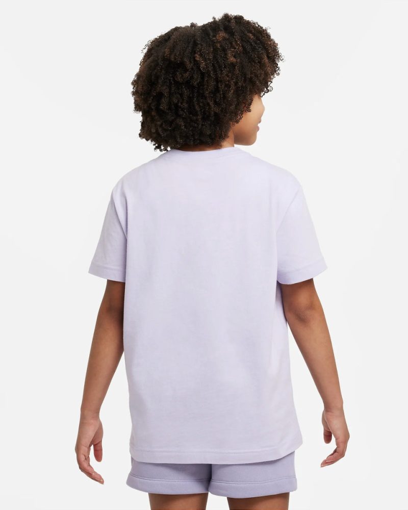 nike junior futura purple tee 113085