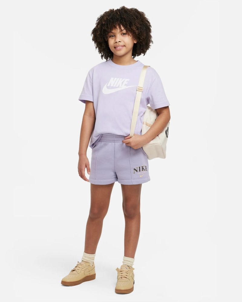 nike junior futura purple tee 460133