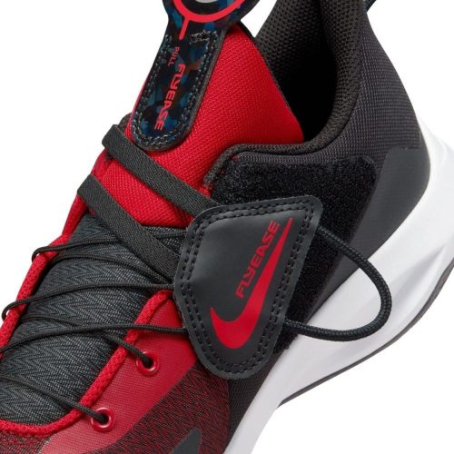 nike mens precision 6 flyease basketball blackred shoes 232342