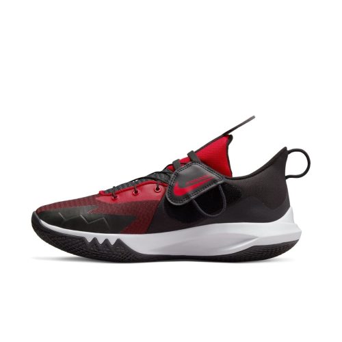 nike mens precision 6 flyease basketball blackred shoes 505576