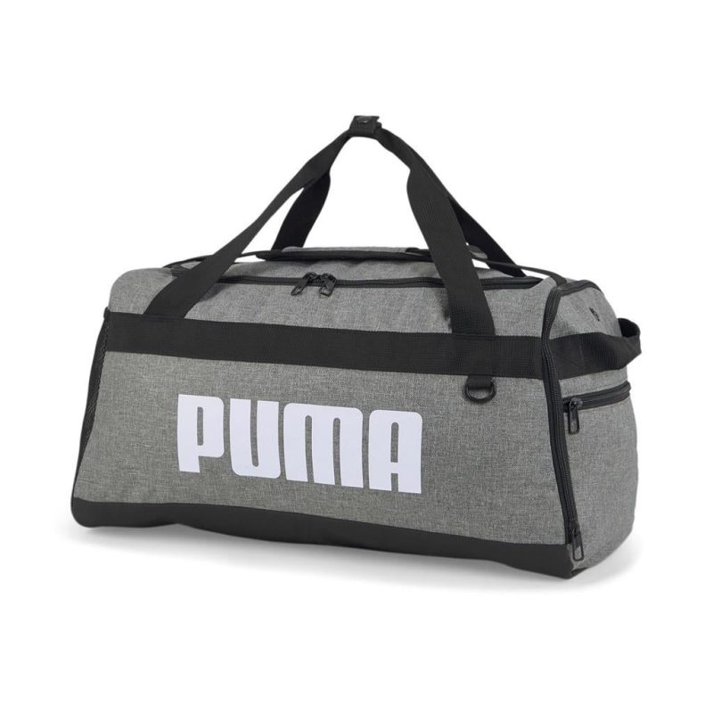 puma challenger small grey duffle bag 730762