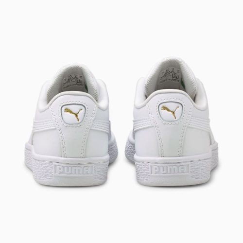 puma junior basket classic xxi big kids white shoe 249229