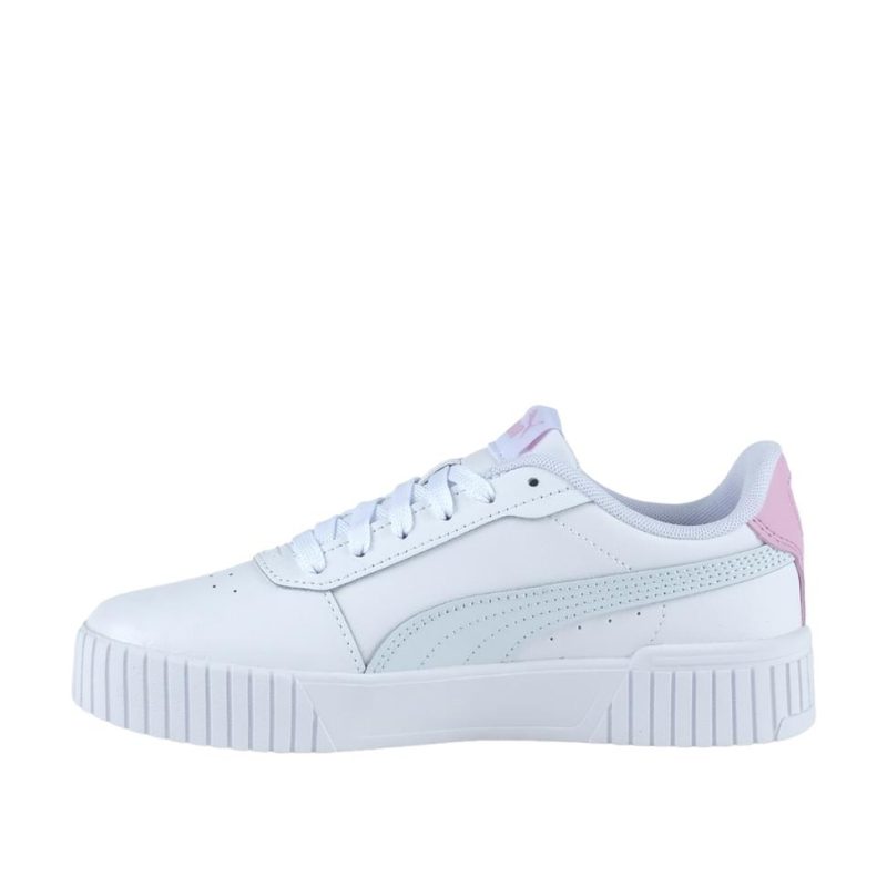 puma junior carina 20 whitepink shoes 218736