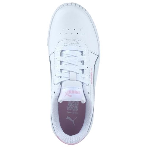 puma junior carina 20 whitepink shoes 768603