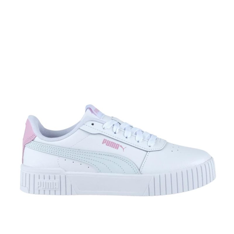 puma junior carina 20 whitepink shoes 827978